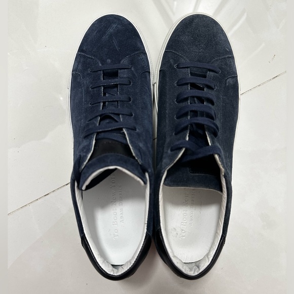 To Boot New York Adam Derrick Pacer Blue Suede Sneaker - Picture 6 of 11